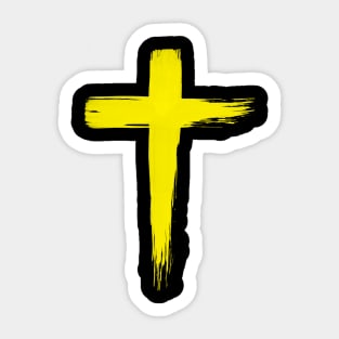 Holy Cross Yellow Sticker